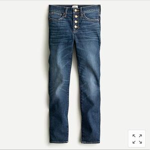 J.Crew 9” high-rise toothpick jean